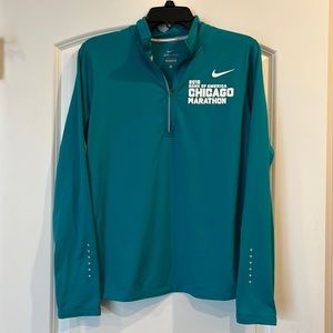 Women’s Nike Dri-fit Bank of America Chicago Marathon running 1/4 zip